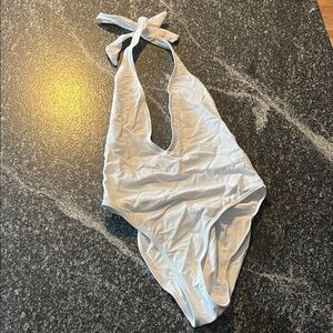 White One Piece Swimsuit